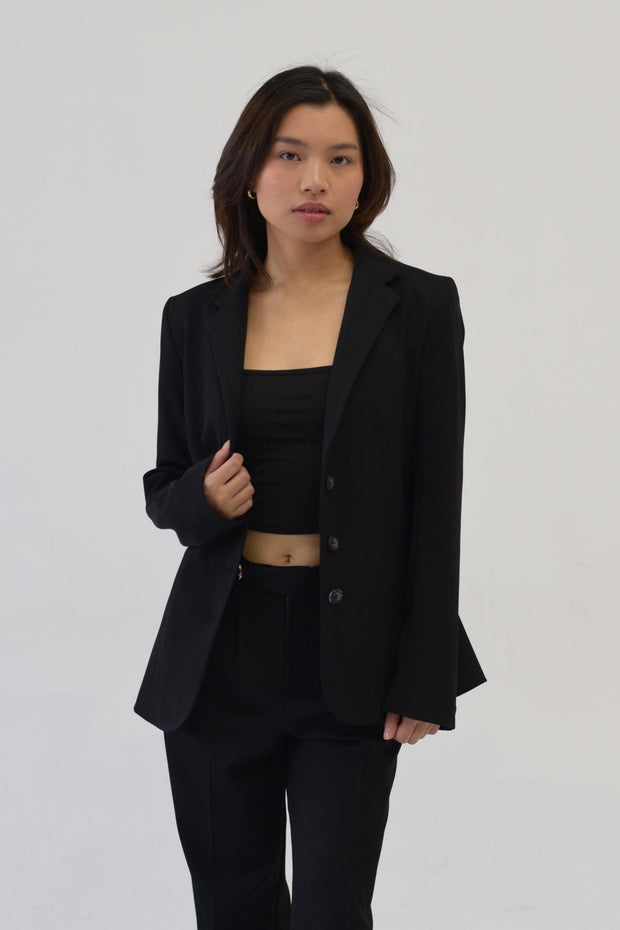 Blazer Long  Clara - Noir