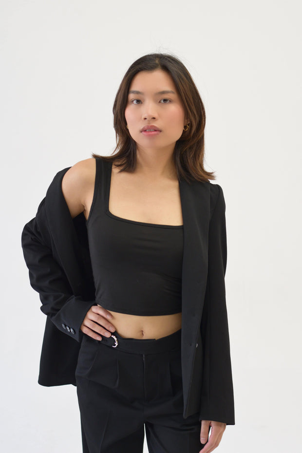 Blazer Long  Clara - Noir